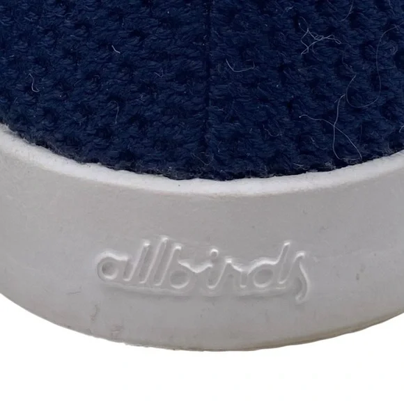 Allbirds Womens Shoes Tree Piper Sneakers Sz 7 Blue Knit Wool Low Top Lace Up - Picture 8 of 12
